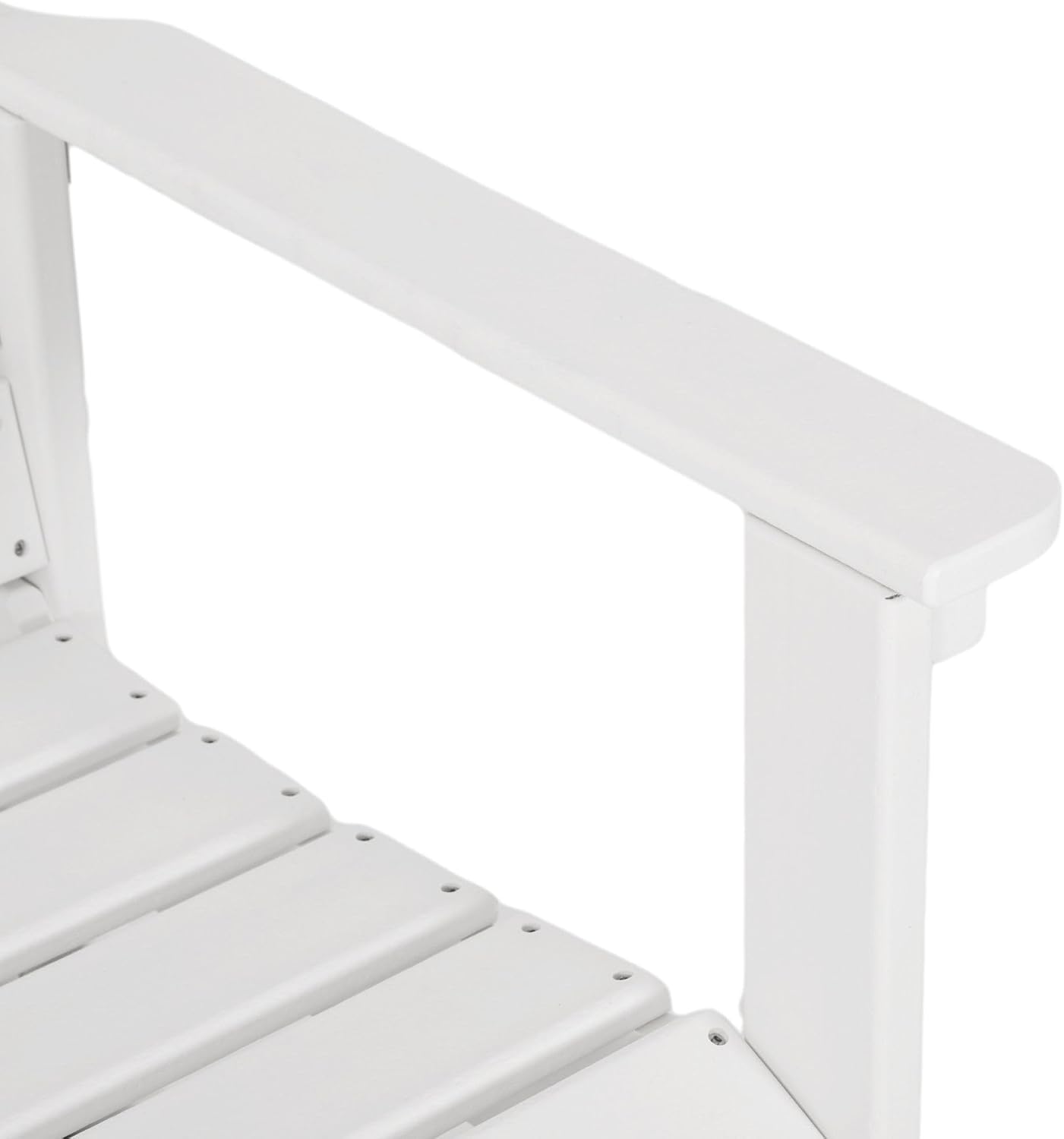 Outdoor Glider Bench - White