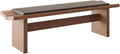 Modern Wooden Long Shoe-Changing Bench for Bedroom Dressing Room Leather Bed end Upholstered Entryway(XL)