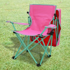 Kids Canopy Chair with Safety Lock (125 lb. Capacity), Pink/Green