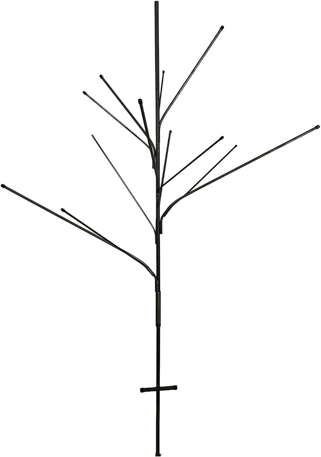 BottleTree The Freestyle | Outside Yard Garden Decor | 2 Pc Assembly | No Tolls Required | Displays 13 Bottles | 5 ft. Tall | Heavy Duty Welded Raw Steel | Unpainted | Made in Mississippi USA