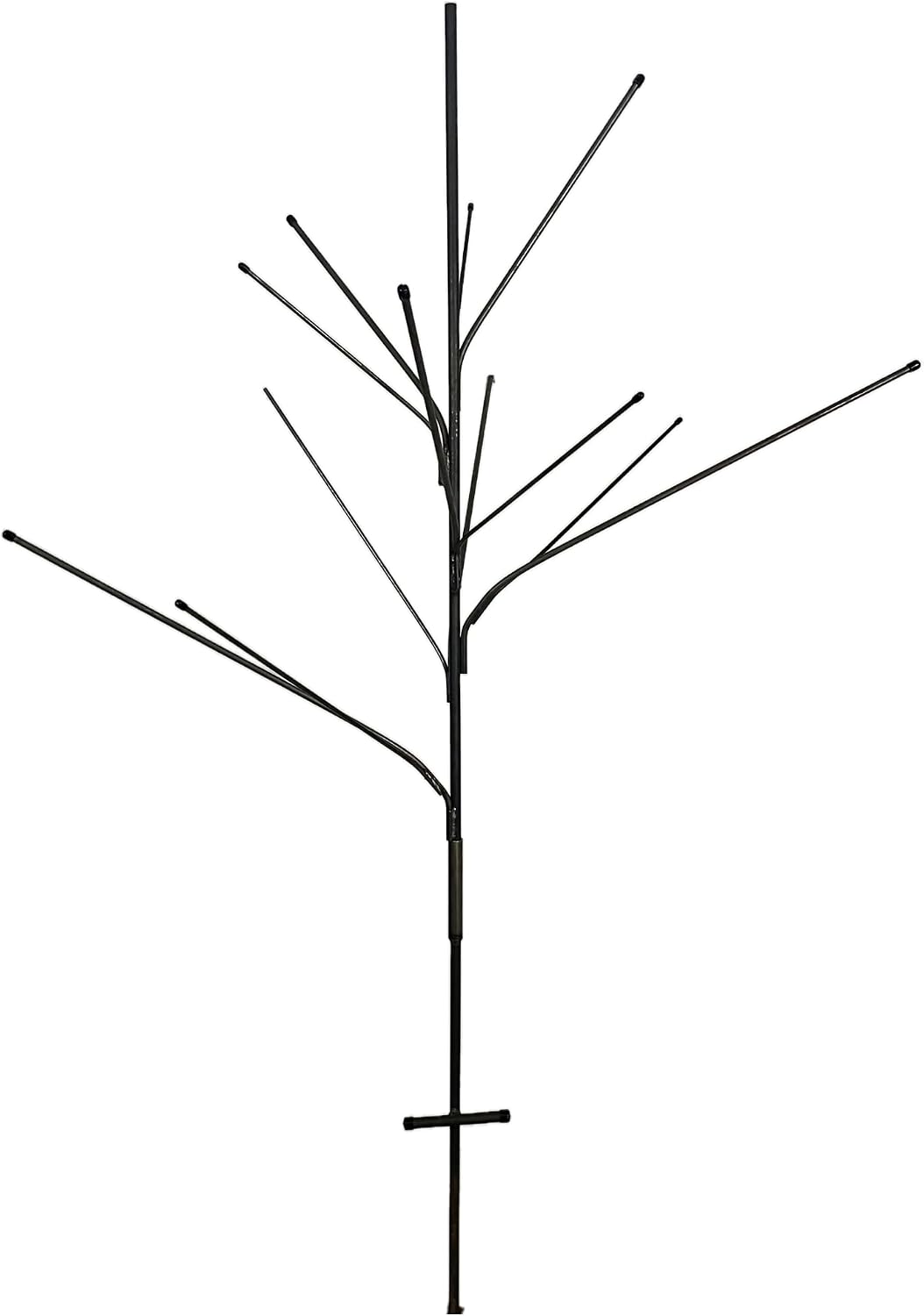 BottleTree The Freestyle | Outside Yard Garden Decor | 2 Pc Assembly | No Tolls Required | Displays 13 Bottles | 5 ft. Tall | Heavy Duty Welded Raw Steel | Unpainted | Made in Mississippi USA