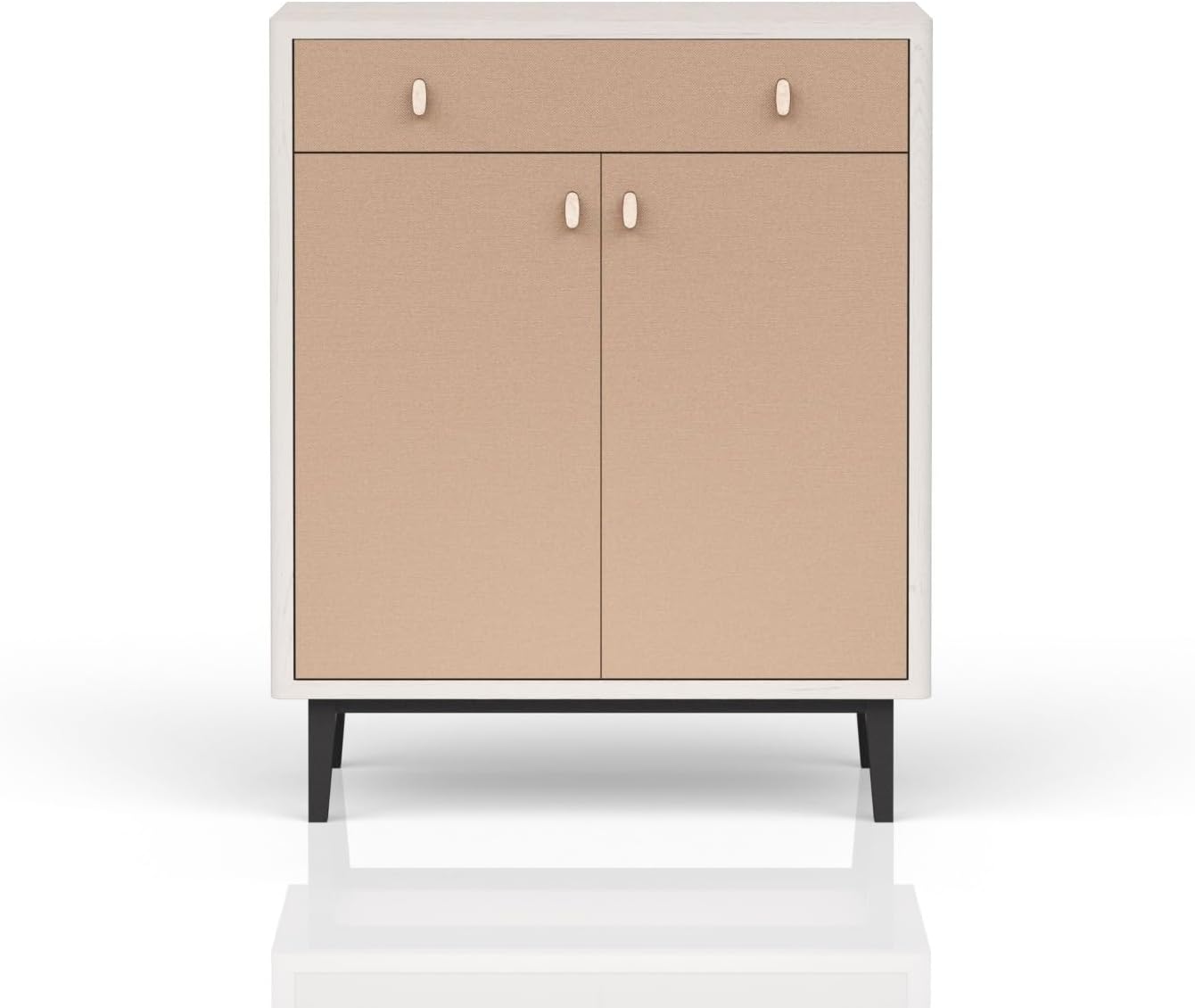 Light Luxury Style Large Storage Cabinet, Two Cabinet Doors, Dual Color Matching,for Kitchen