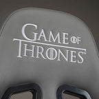 Game of Thrones - Gaming Chair or Office Chair, Adult Gamer Chair, Comfortable seat, Integrated headrest, Adjustable armrests and Height, Ergonomic backrest - Black