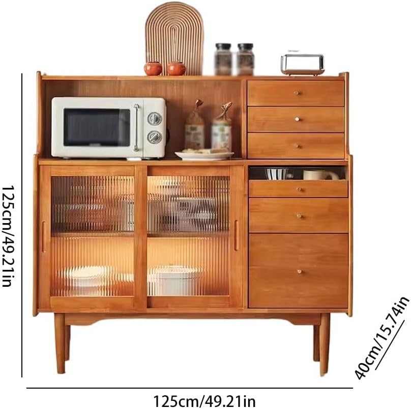 Entryway Cabinet Modern Simple Solid Wood Dining Sideboard Restaurant Cupboard Home Storage Cabinet Sideboard Storage Cabinet