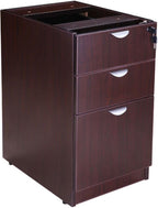 Boss Office Products Holland Executive U-Shape Desk with File Storage Pedestal and Hutch, 66", Mocha