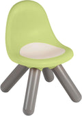 Smoby Life - Children's chair in green - Indoor and outdoor use - Anti-UV coating - Recycled material - From 18 months - Made in France