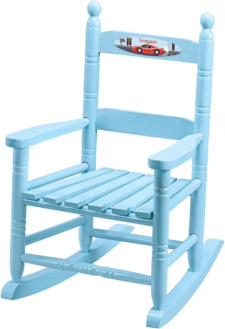 Fox Valley Traders Custom Racecar Children's Rocking Chair