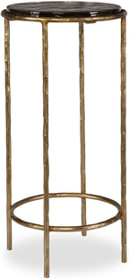 Eagerman Accent Table | Antique Gold Finish | Iron Construction | Transitional Accent Furniture | Ideal for Living Rooms, Bedrooms & Entryways | W23030