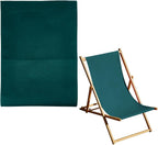 Beach Chair Replacement Cloth 115.6cmx43.5cm Dark Green Lounge Chair Replacement Canvas Simple Sling Chairs Replacement Fabric for Sunbathing Garden Courtyard Garden Beach