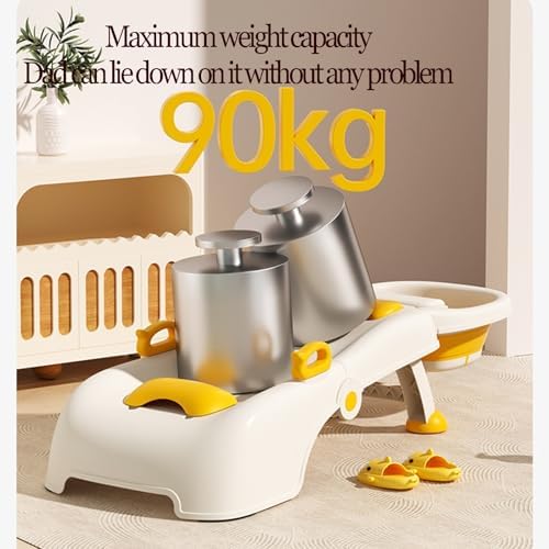 Children's Shampoo Chair, Adjustable Folding Shampoo Lounge Chair, for Boys and Girls,for Home