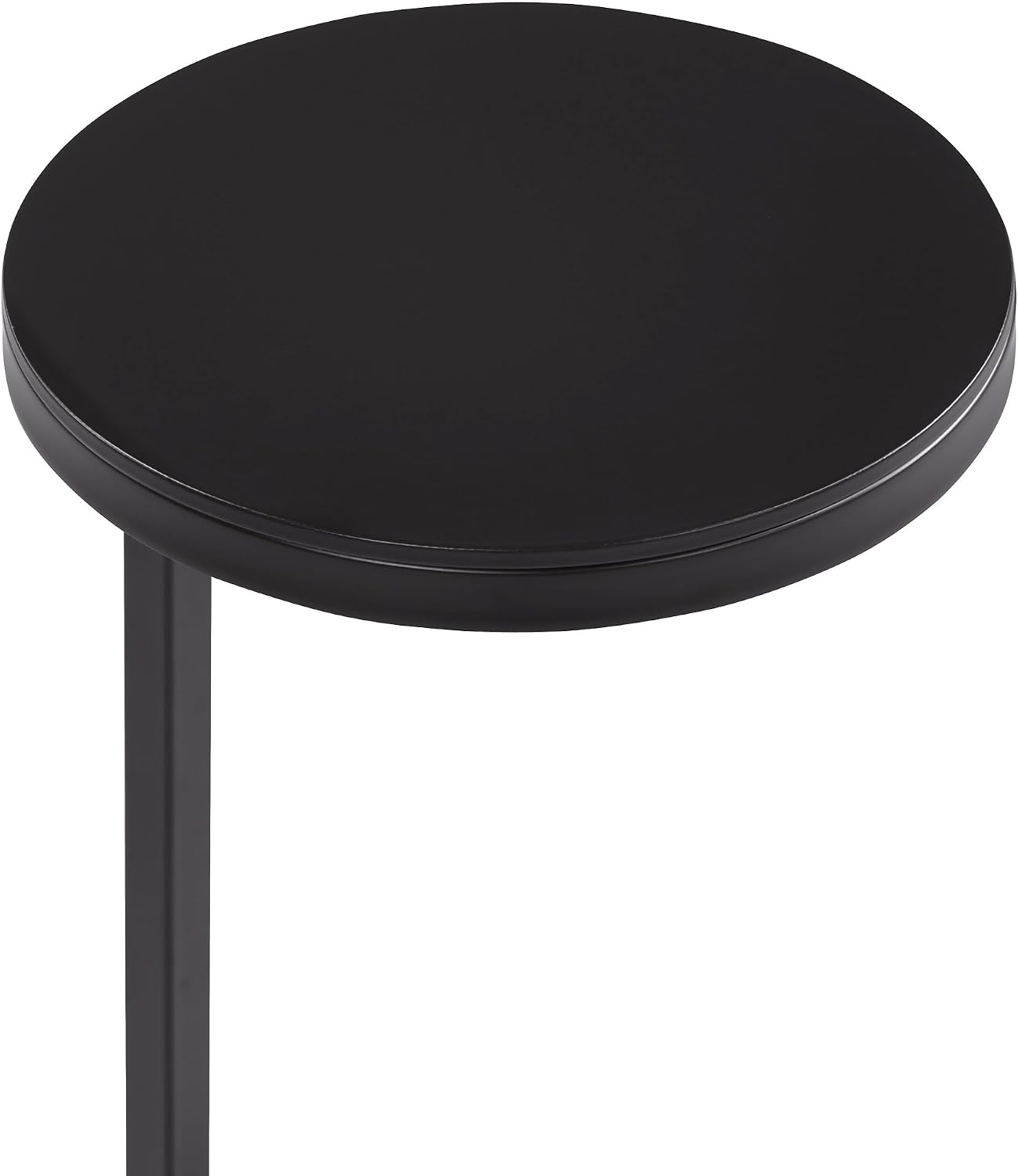 Penau Round Metal Accent Table, Antique Bronze Finish, Geometric Openwork Design, Small Side Table for Living Room Sofa Bedside, Felt Floor Pads, 10 x 10 x 24.38 Inchs