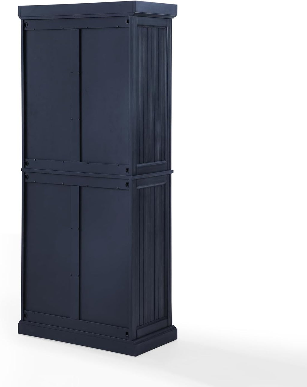 Maykoosh Kitchen Pantry Cabinet - 30" Wide Storage - Distressed Navy - 2 Door