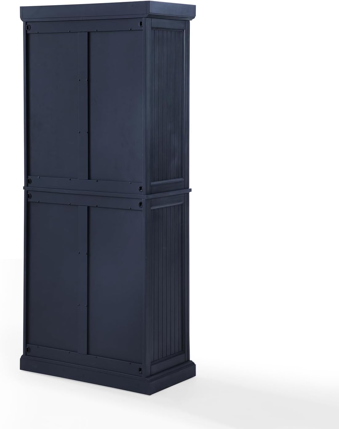 Maykoosh Kitchen Pantry Cabinet - 30" Wide Storage - Distressed Navy - 2 Door