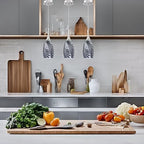 Viinew Mini Glass Pendant Light 4.72" with Handblown Black Gray Marble Art Glass Hanging Light 3-Pack Oval Ceiling Hanging Light Fixture for Dining Room Kitchen Island Cafe Foyer Hallway