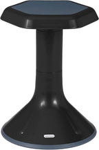 Learniture Backless Active Learning Stool for Office Desks and Classrooms, Active Learning Wobble Chair with Rocking Motion, 18"H, Black