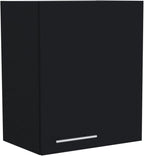 Modern Rustic Wall Cabinet with One-Door and Two Shelves, Farmhouse Storage Locker,for Kitchen Home