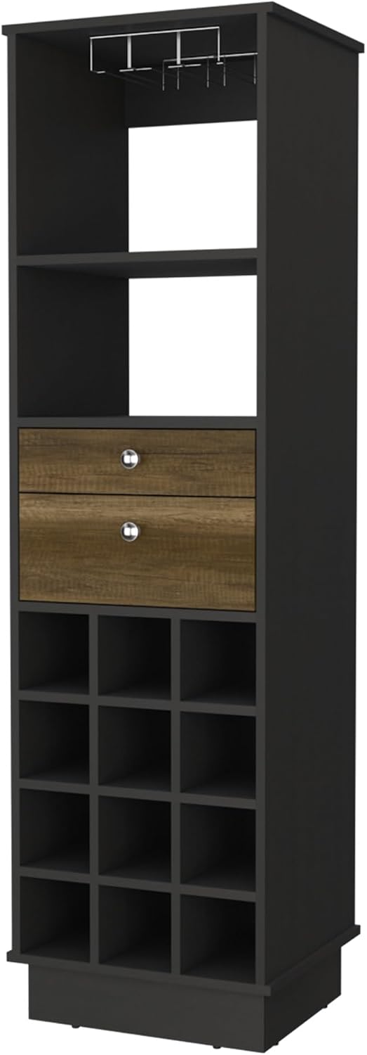 Wine Cabinet with 2-Drawer Storage, 1-Shelf Pantry Sideboard Locker for Kitchen Living Room,for Kitchen Home