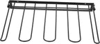 MAGICLULU Foldable Wall Mounted Hanging Shoe Rack for 2 Pairs Tall Boots and Cowboy Boots Black Iron with No Drill Easy Installation Space Saving Shoe Storage Organizer for Entryway