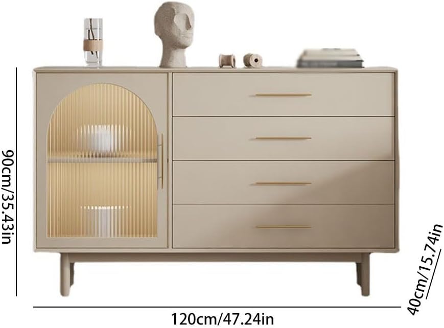 Entryway Cabinet Nordic Solid Wood Dining Sideboard Household Simple Entrance Cabinet Storage Cabinet Kitchen Storage Cabinet Sideboard Storage Cabinet