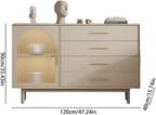 Entryway Cabinet Nordic Solid Wood Dining Sideboard Household Simple Entrance Cabinet Storage Cabinet Kitchen Storage Cabinet Sideboard Storage Cabinet