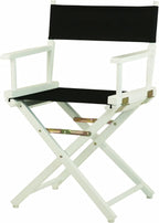 Casual Home 18" Director's Chair White Frame with Royal Blue Canvas