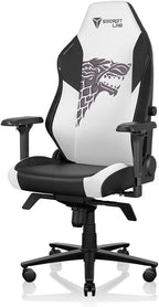 Secretlab Titan Evo House Stark Gaming Chair - Reclining - Ergonomic & Comfortable Computer Chair with 4D Armrests - Magnetic Head Pillow & Lumbar Support - Small - Black/White - Leatherette