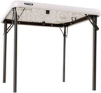 LIFETIME 80425 Kids Folding Table, Almond, 24"