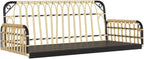 Swing Bench Brown, Black, Cream White PE Rattan, Powder-Coated Steel,Outdoor Swing Bench with Comfortable Cushions for Garden or Patio Patio Furniture