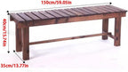 Patio Benches for Outdoors Park Chair Bench Garden Outdoor Balcony Solid Wood Wooden Garden Benches for Outdoors