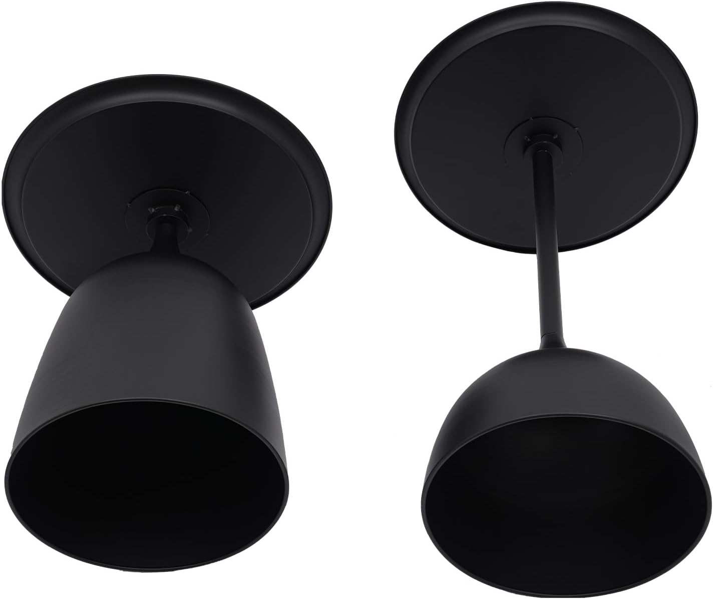 Round Coffee Table and End Table Sets for Living Room, Black Modern Side Table, Modern Table Bedside Set, Livingroom Table Sofa Metal Table End Tables