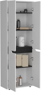 Storage Cabinet Kitchen Pantry Sideboard with Four Doors and and Five Interior Shelves,for Kitchen Home
