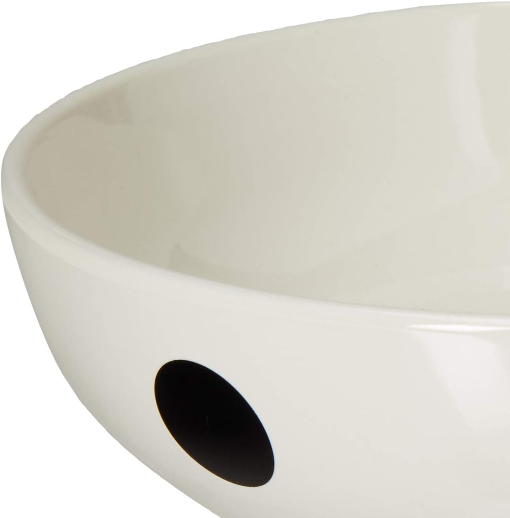 KATE SPADE Deco Dot Pasta Bowl, 1.45 LB, White (Pack of 2)