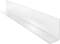 Clip Strip Corp. Shelf Dividers Pack of 50 for Retail Stores - Lightweight, Clear Adhesive Mount 1" H x 11-9/16" L, 15 mil Crystal Clear PVC, Retail Shelf Separator, Item SD-1512