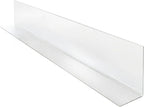 Clip Strip Corp. Shelf Dividers Pack of 50 for Retail Stores - Lightweight, Clear Adhesive Mount 1" H x 11-9/16" L, 15 mil Crystal Clear PVC, Retail Shelf Separator, Item SD-1512
