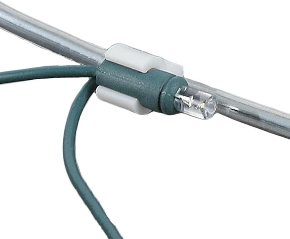 Novelty Lights WFC-1/4 Wire Frame Christmas Light Clip, 1/4", Made for Wire Frames to Hold Mini Lights, 1000 Pack