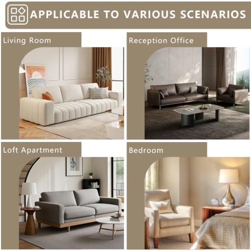 42" Boneless Oversized Chair with Side Pocket, Sofa Small Single Couch in a Box, Deep Seating Boneless Chair for Bedroom Living Room Office Apartment, No Assembly, Dark Grey