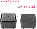 Footstool, Change Shoe Bench Pouffes and Footstools Multifunction Square Toy Storage Stool Large Capacity Strong Bearing, 4 Colors,Grey-40X40X33CM