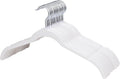 ManGotree Velvet Shirt Hangers for Women, 16.5'' Suit Hangers with Shoulder Groove, Non-Slip Dress Clothes Hanger for Coats, Tank Tops, Shirts, Blouses, Shorts (22 Pack, White)