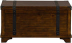 Liberty Furniture Industries Aspen Skies Storage Trunk, W38 x D23 x H20, Medium Brown