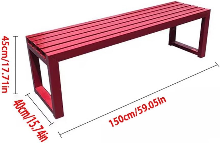 Patio Benches for Outdoors Park Chairs Outdoor Benches Stadium Iron Shopping Mall Leisure Garden Garden Benches for Outdoors