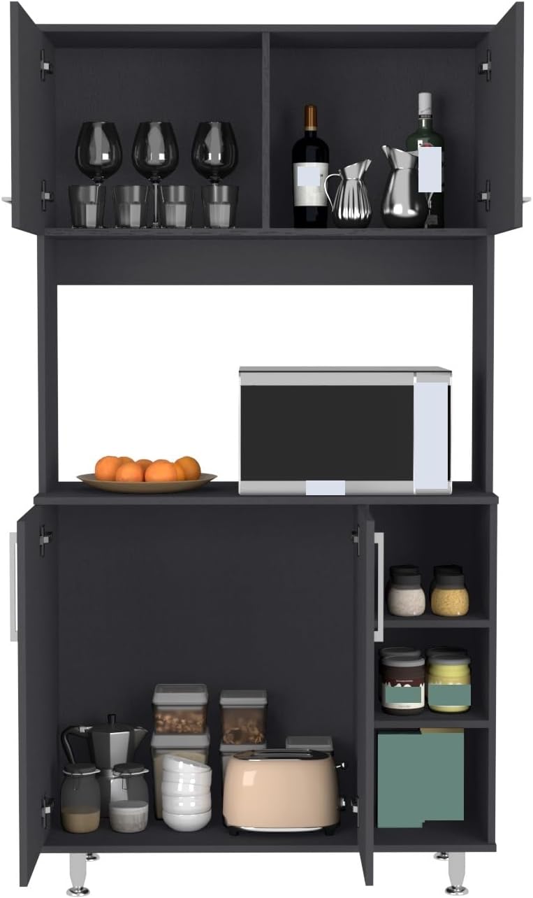 Pantry Cabinet Wine Sideboard, Freestanding Storage Locker for Kitchen Living Room,for Kitchen Home
