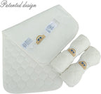 BlueSnail Quilted Thicker Waterproof Changing Pad Liners,3 Count(Snow White 13” x 27”)