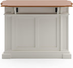 homestyles Americana Off-White Kitchen Island