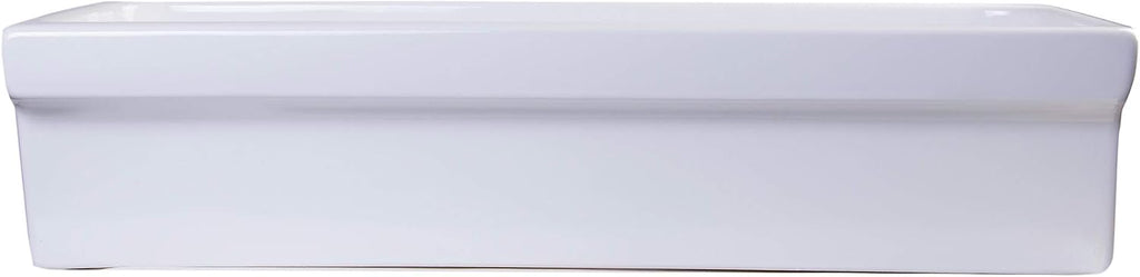 Alfi AB36TR Alfi Brand 35.5" Above Mount Fireclay Bath, 36", White