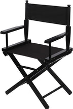 Director Chair Replacement Canvas Fabric Seat Cover Foldable Director’s Chair Cover Kit Black | 21.2" L x 16.1" W x 0.39" H (B: Black 21.25''L*16.14''W)