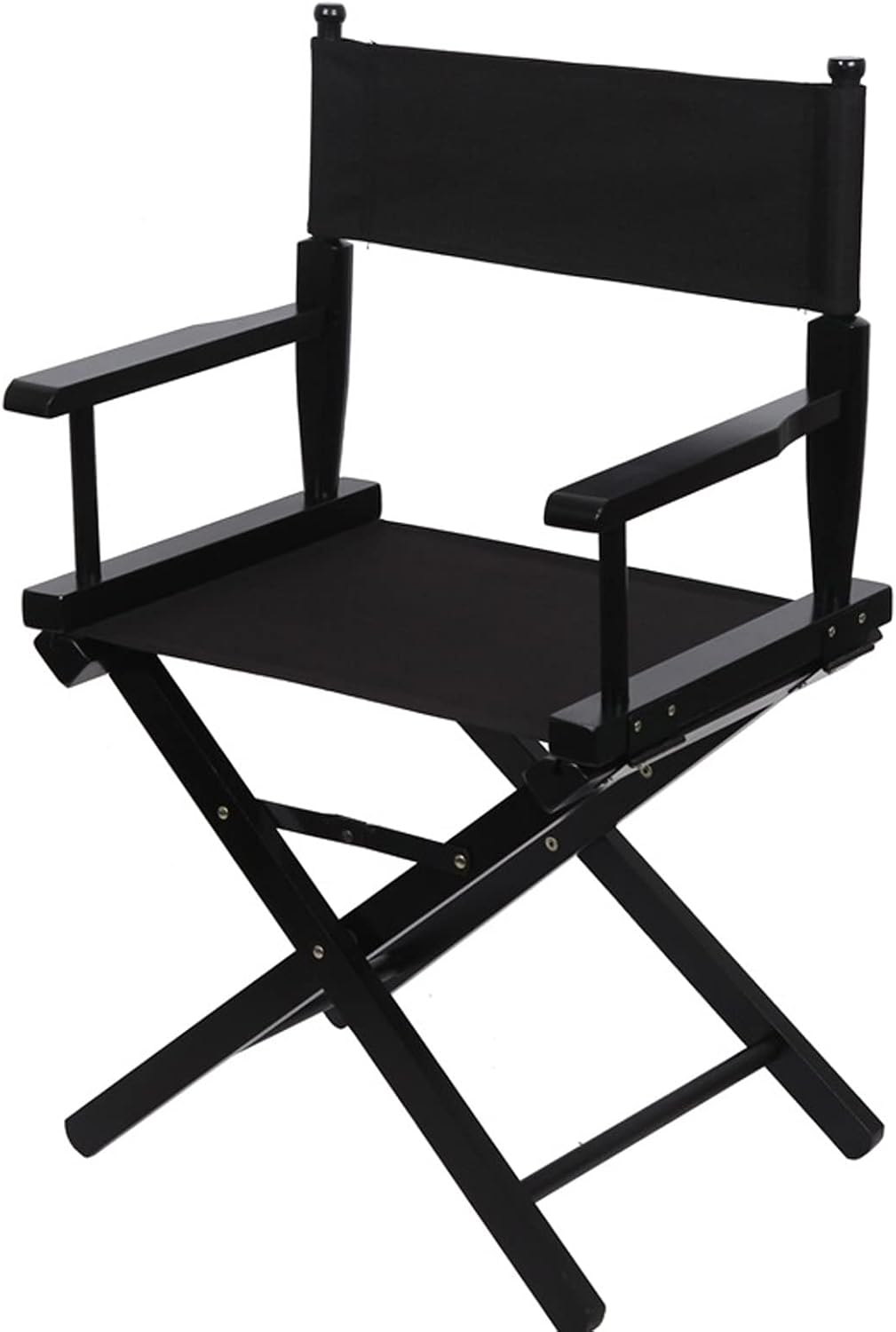Director Chair Replacement Canvas Fabric Seat Cover Foldable Director’s Chair Cover Kit Black | 21.2" L x 16.1" W x 0.39" H (B: Black 21.25''L*16.14''W)