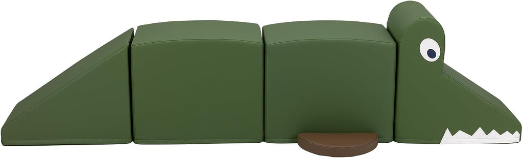 Sprogs Foam Crocodile Bench – Fun and Functional Seating for Preschool, Daycare, and Home Play Areas