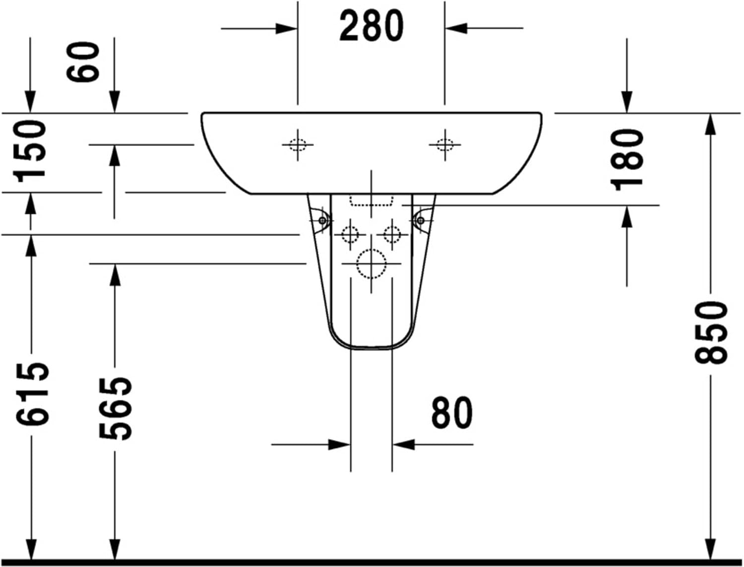 Duravit 23106500002, Medium