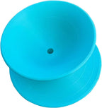 Kunovo 360 Degree Swivel Gyro Chair, Toys Rotation Sense Training Equipmen for Entertaining Festivals Backyard, All-Weather Tumbler Sports Chairs (Color : Blue, Size : Small)
