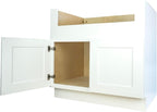 Hollywood Fabiani Design Farm Sink Base Kitchen Cabinet 36 in. W x 24 in. D x 34-1/2 in. H, Shaker White – Solid Wood Frame, 1/2-Inch Cabinet-Grade Plywood Box, Ready to Assemble